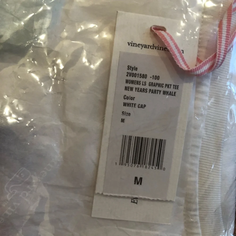 Vineyard Vines NWT New Years Long Sleeve - Picture 5 of 8